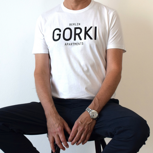 White T-shirt with GORKI logo